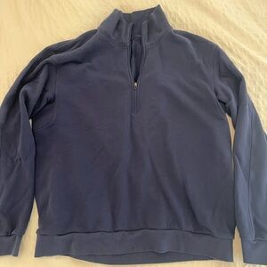 Lululemon Men's Navy Half-Zip Sweater